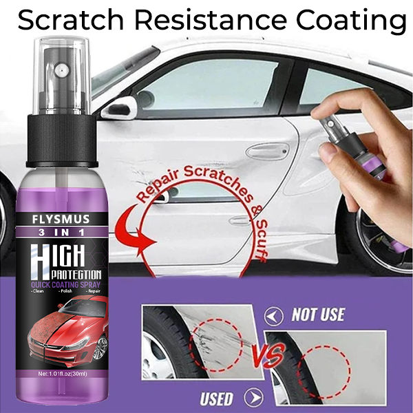 Flysmus® 3 in 1 High Protection Quick Car Coating Spray