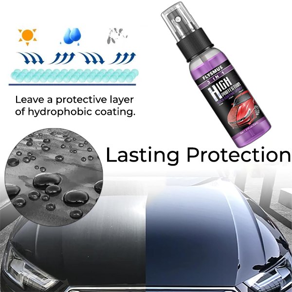 Flysmus® 3 in 1 High Protection Quick Car Coating Spray