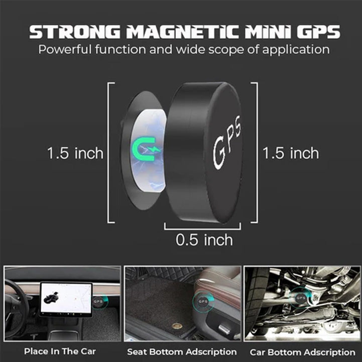 Flysmus® EasyFind Mini Magnetic GPS Tracker
