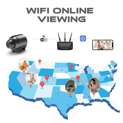 Flysmus® 1080P HD Night Vision Mini WIFI Camera