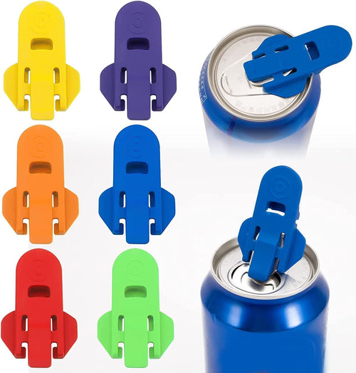 Flysmus® Assorted Soda Can Cover & Tab Opener Set (6 PCS)